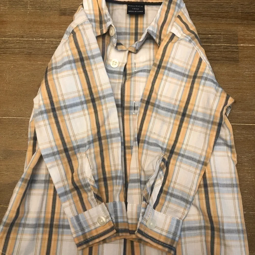 Nautica toddler button down shirt
